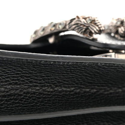 Gucci Pebbled Calfskin Small Dionysus Shoulder Bag Black 14 of 16