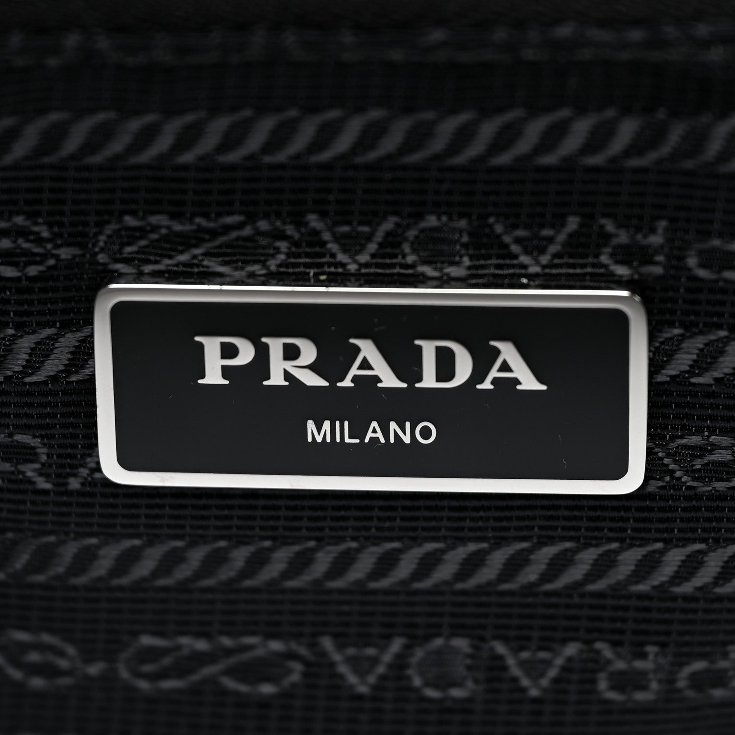 Prada Nylon Tessuto Impuntu Quilted Shoulder Bag Black 6 of 9