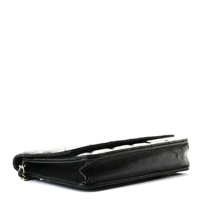 Chanel Lambskin Quilted Wallet On Chain WOC Black 4 of 10