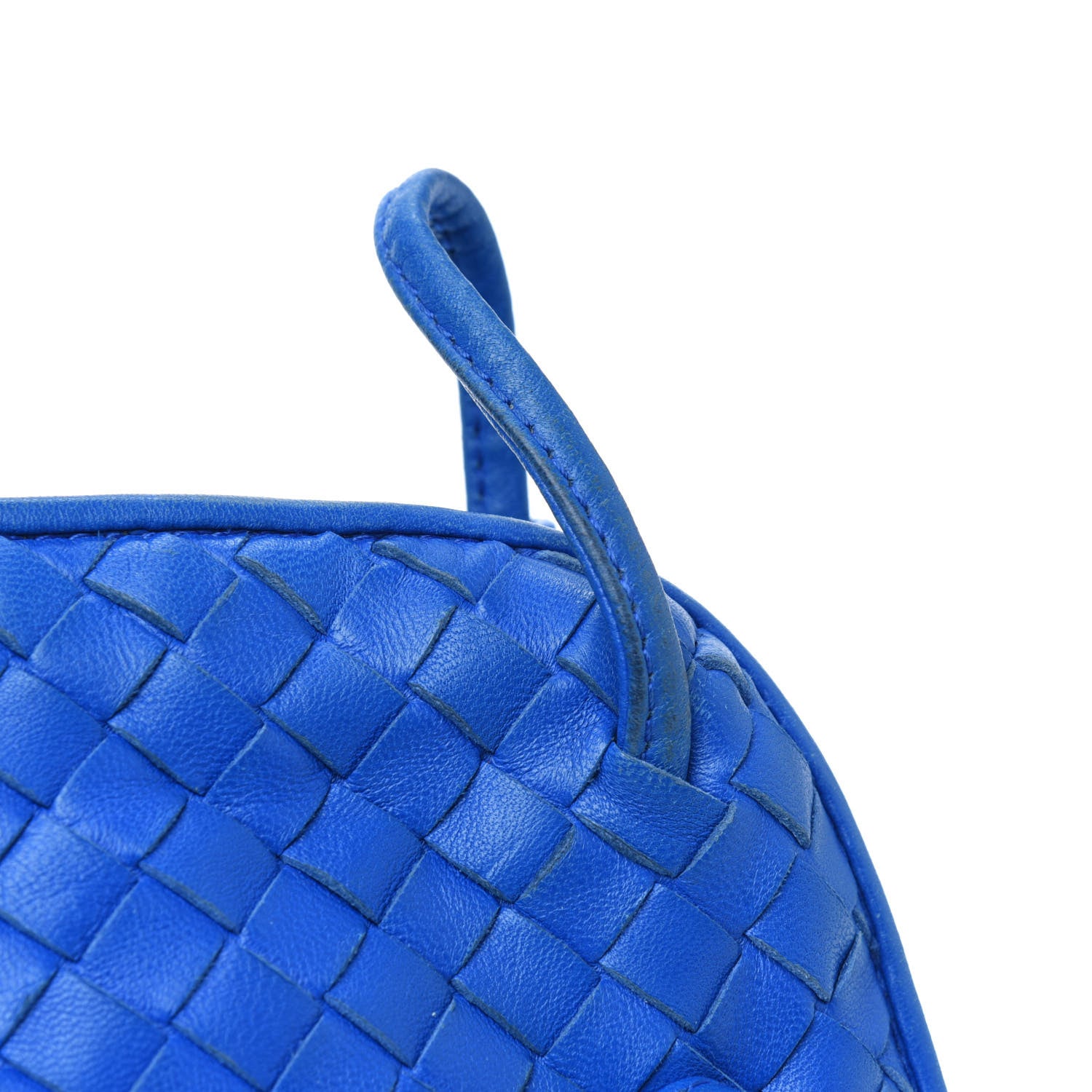 Bottega Veneta Nappa Intrecciato Pillow Crossbody Messenger Signal Blue 24 of 31
