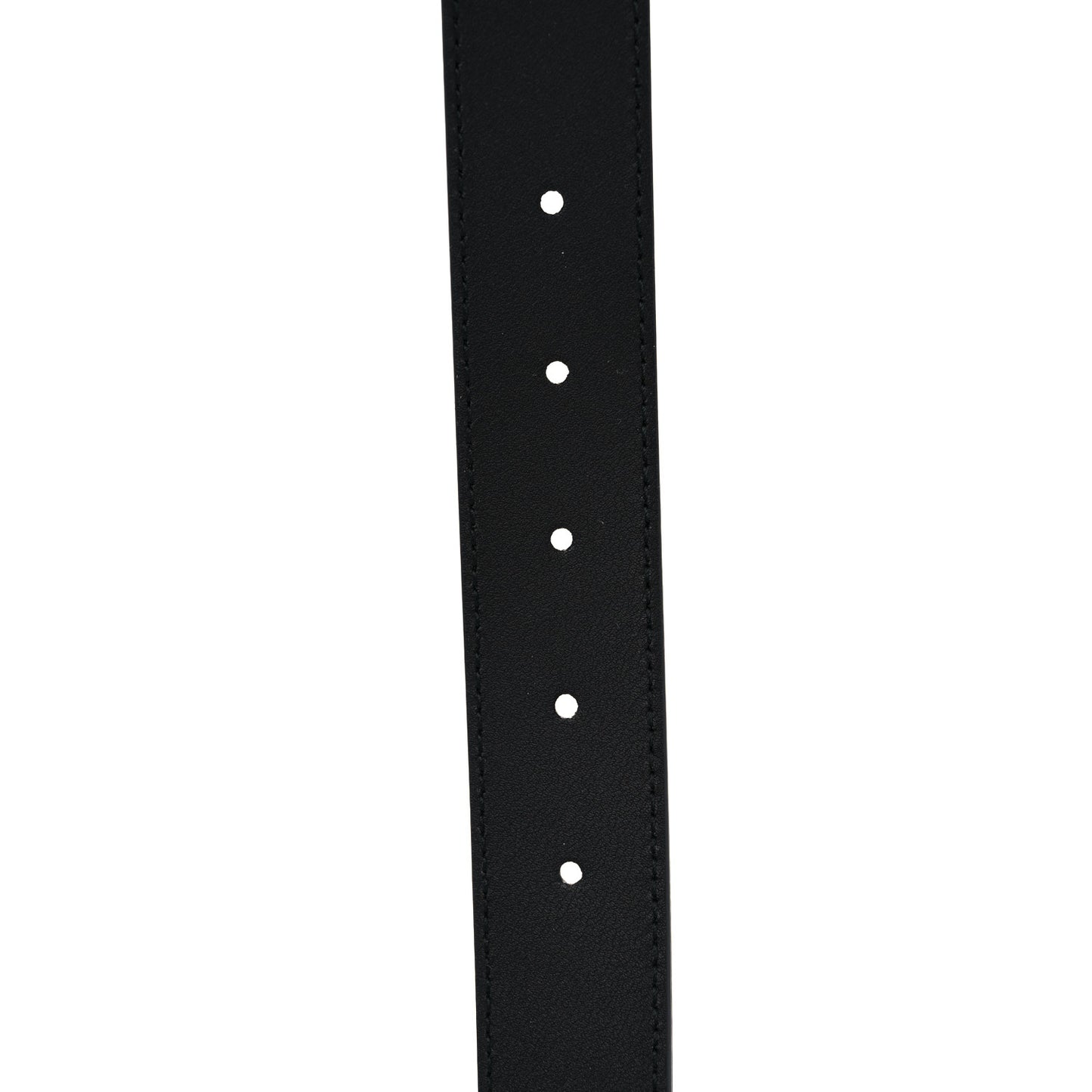 Calfskin Framed Double G Belt 100 40 Black