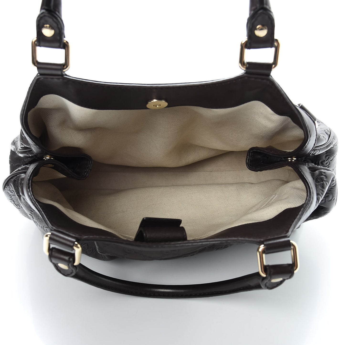 Guccissima Medium Sukey Tote Chocolate