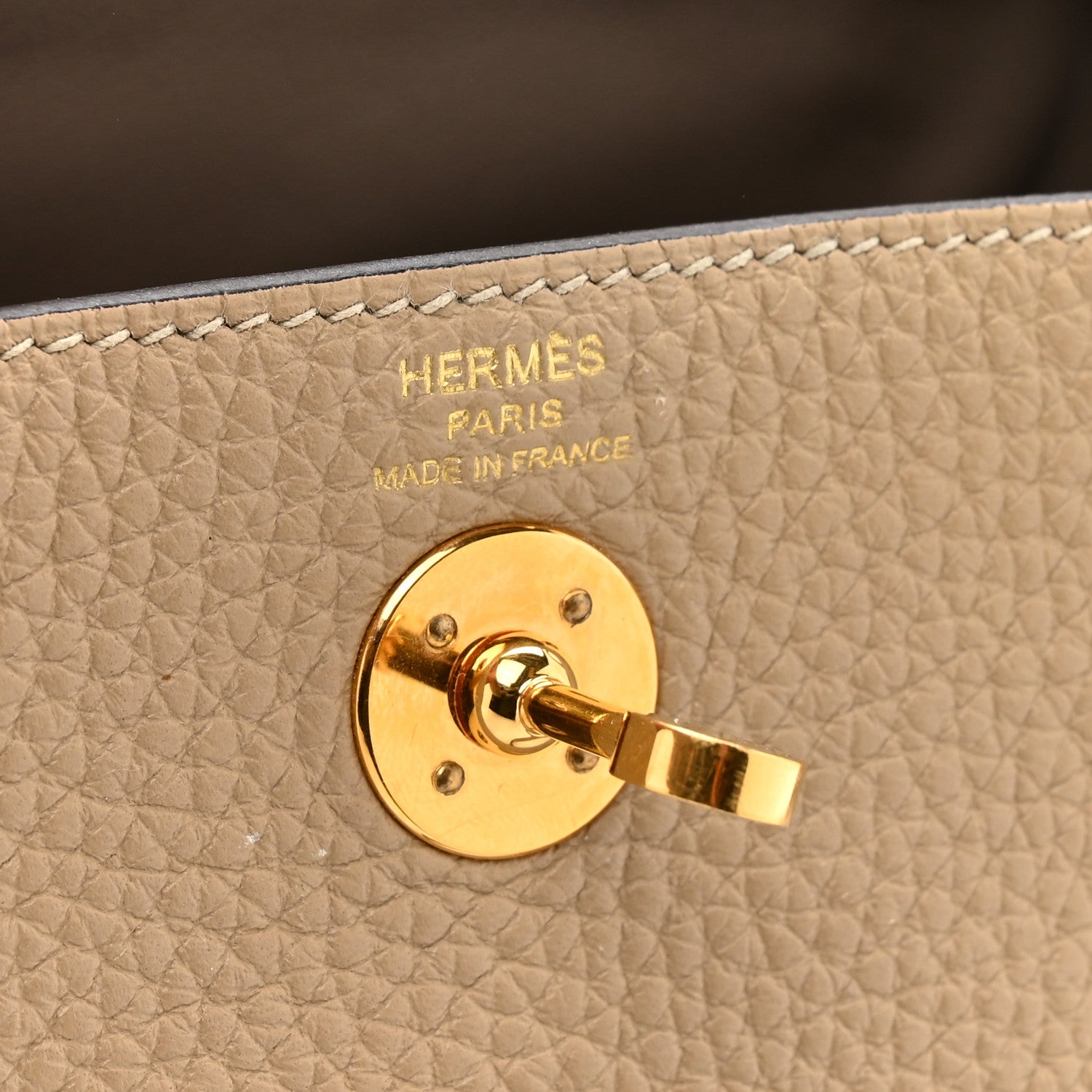 Hermes Taurillon Clemence Mini Lindy 20 Trench 6 of 12