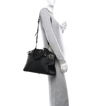 Louis Vuitton Taurillon Vendome MM Black 2 of 10
