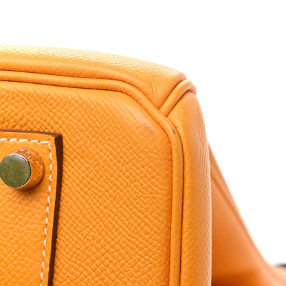 Hermes Epsom Candy Birkin 35 Jaune D'Or Feu 10 of 12