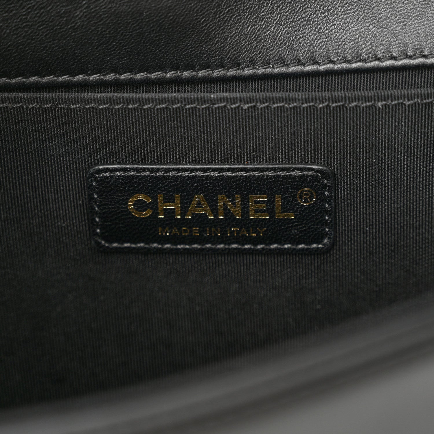 Chanel Lambskin Quilted Medium Boy Flap Black 6 of 10