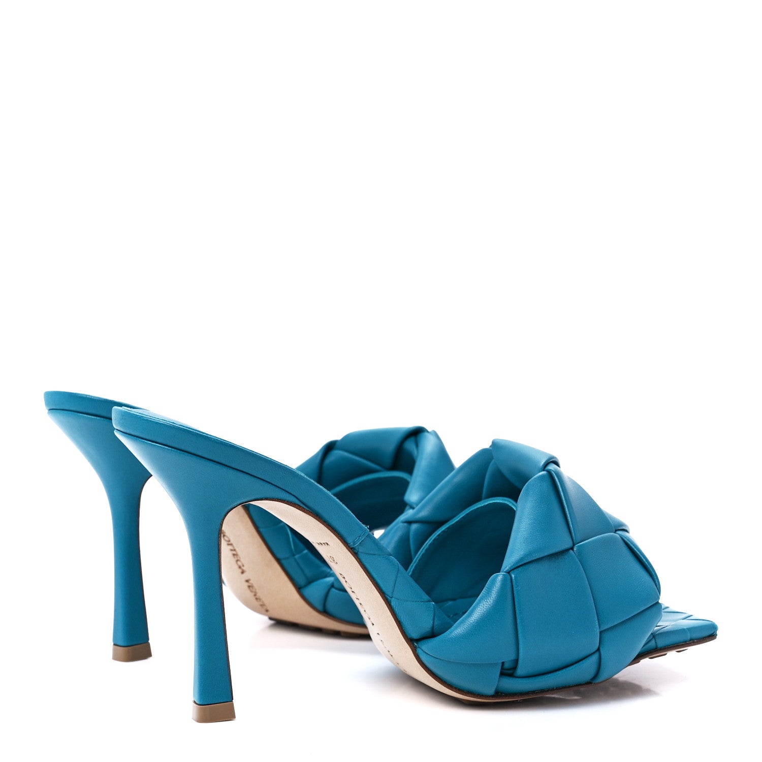 Bottega Veneta Nappa Maxi Intrecciato Lido 90mm Mule Sandals 37.5 Blaster 4 of 8