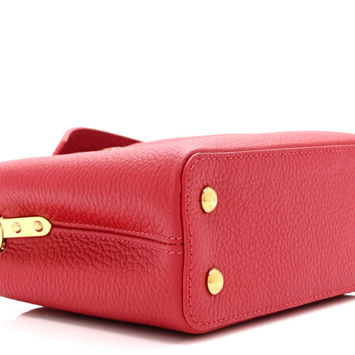 Louis Vuitton Taurillon Mini Capucines Scarlet 9 of 10
