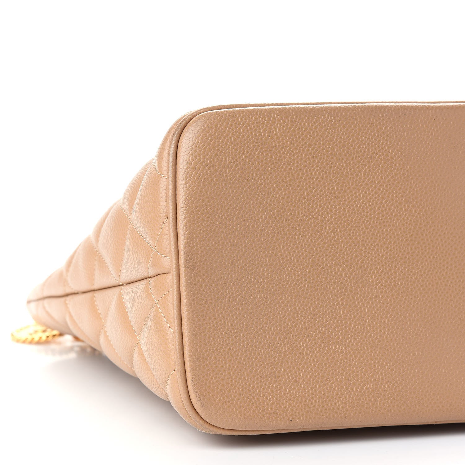 Chanel Caviar Quilted Medallion Tote Beige 7 of 8