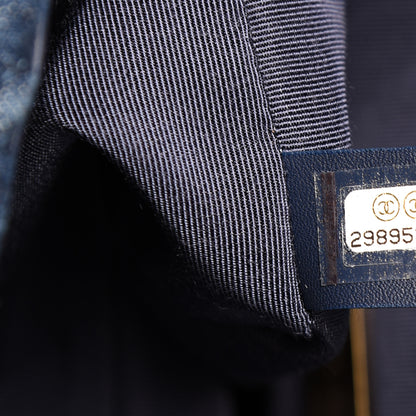 Chanel Denim Quilted Medium 19 Flap Blue 6 of 10