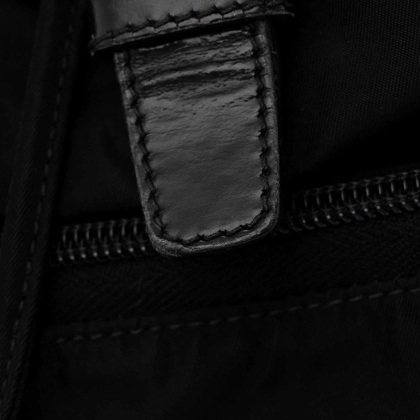 Tessuto Nylon Vela Cinch Backpack Black