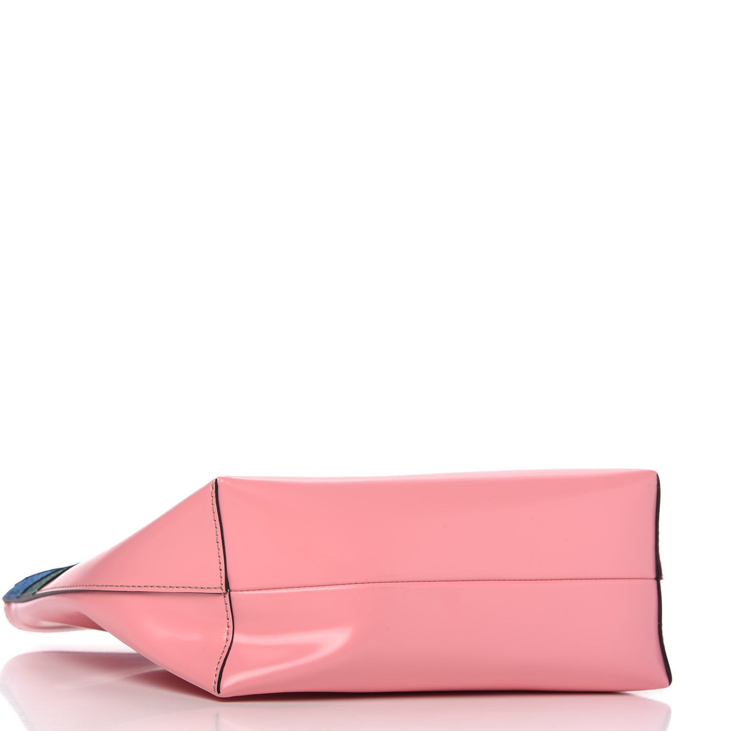 Calfskin Childrens Rainbow Tote Lotus Pink Crop Multicolor