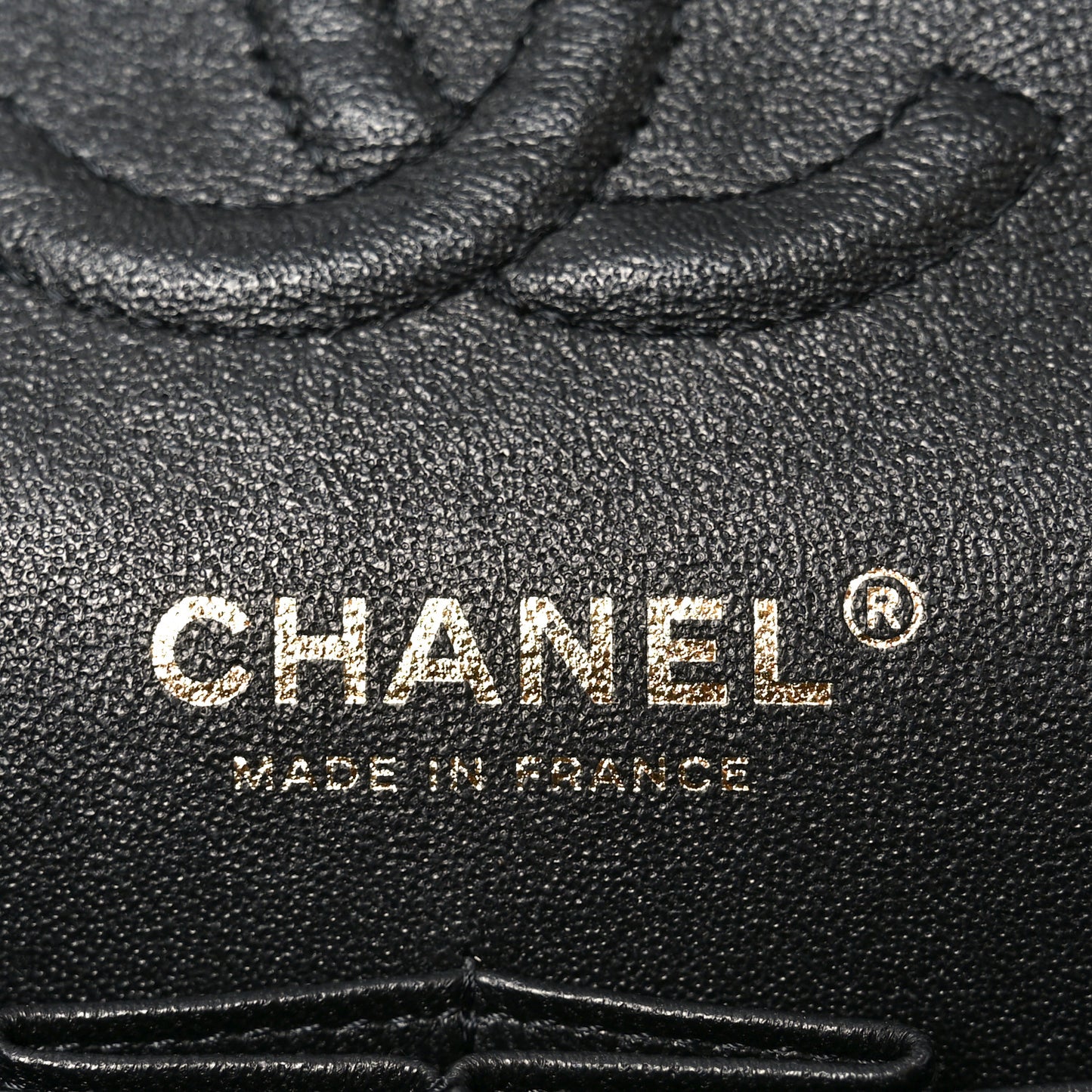 Lambskin Chevron Quilted Small Double Flap Black