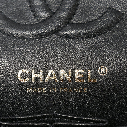 Chanel Lambskin Chevron Quilted Small Double Flap Black 6 of 10