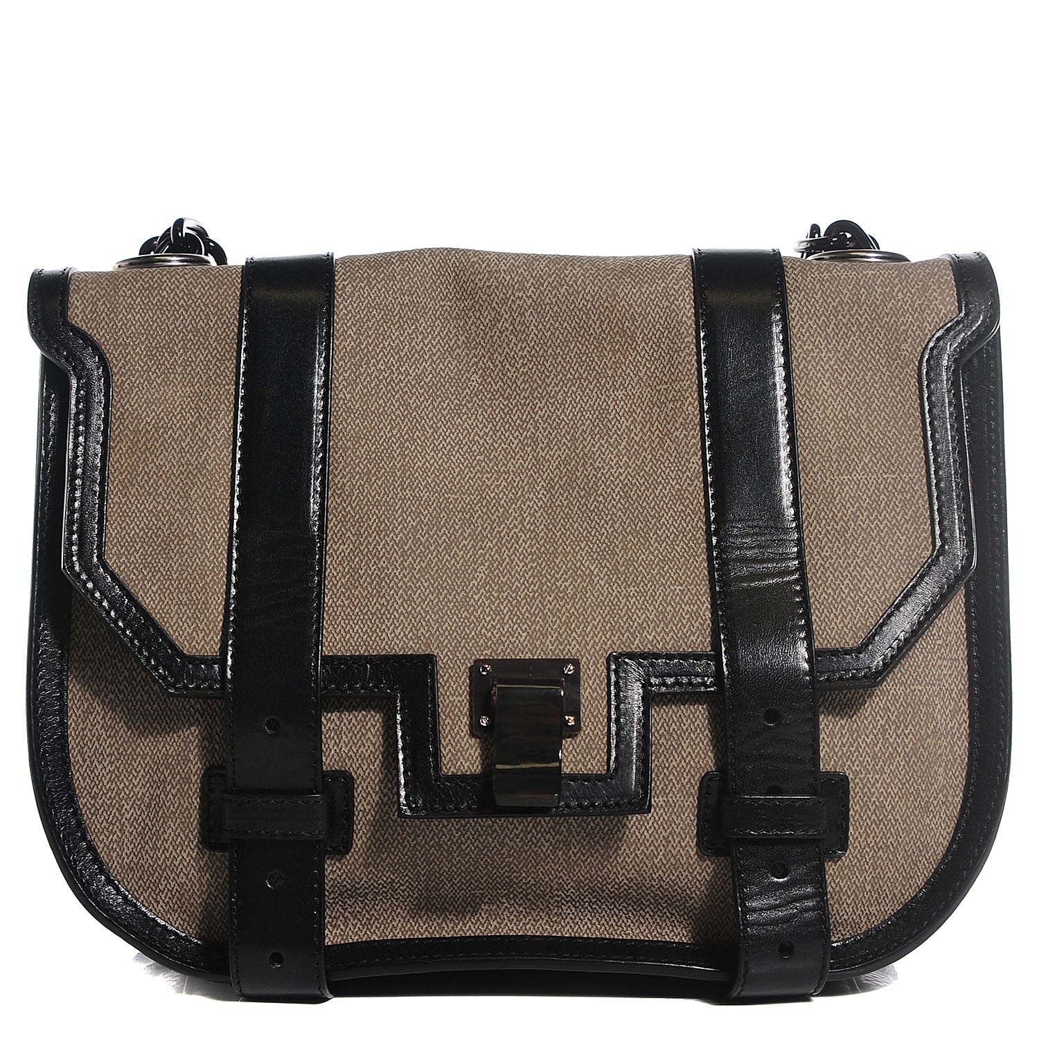Proenza Schouler Canvas PS1 Mini Messenger Bag Taupe 1 of 9