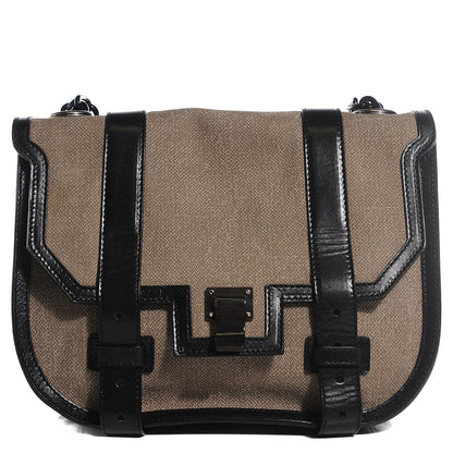Proenza Schouler Canvas PS1 Mini Messenger Bag Taupe 1 of 9