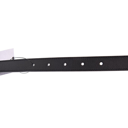 Gucci Calfskin Pearl Double G 20mm Belt 65 26 Black Cream 4 of 6