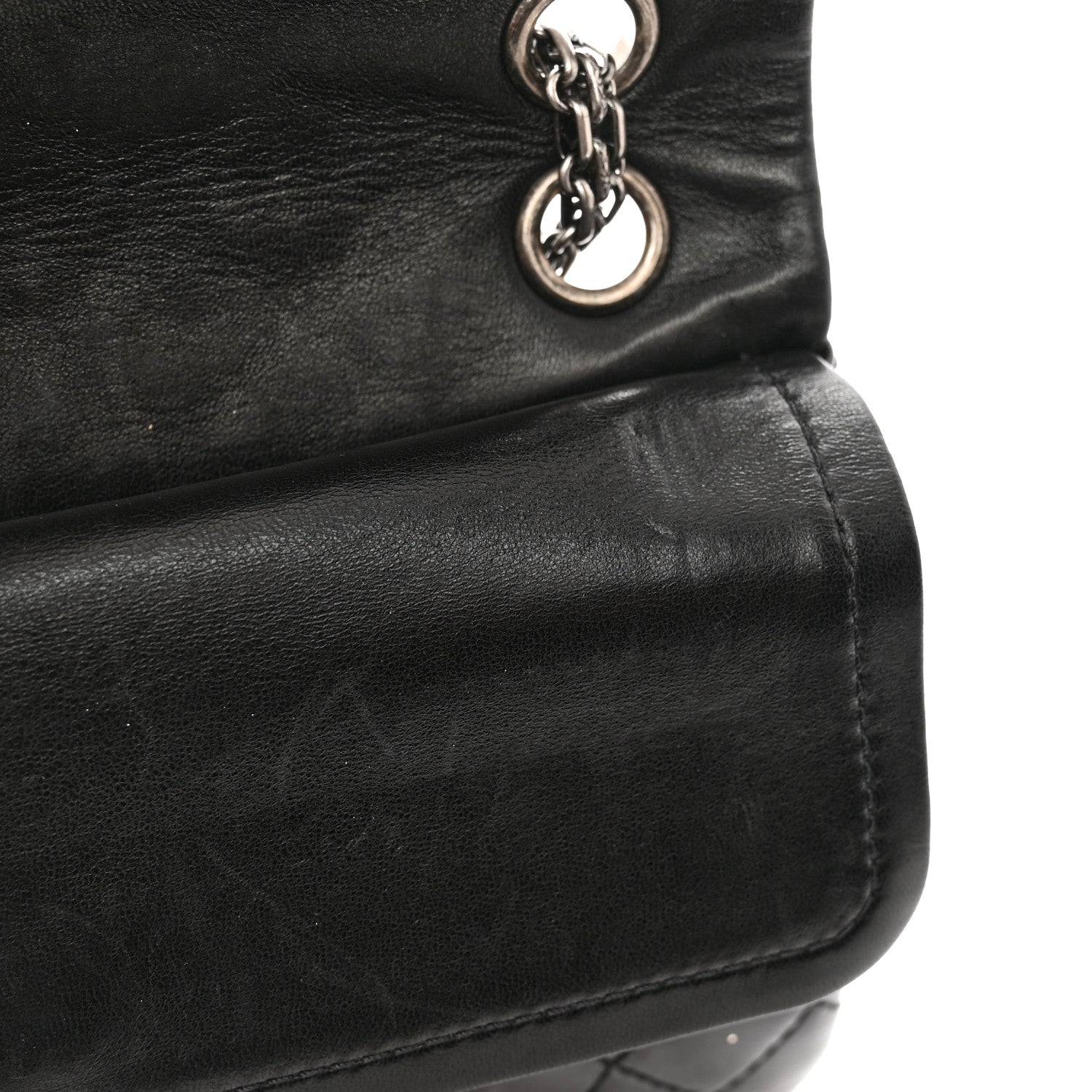 Chanel Patent Calfskin Quilted 2.55 Reissue 225 Flap Black 12 of 13