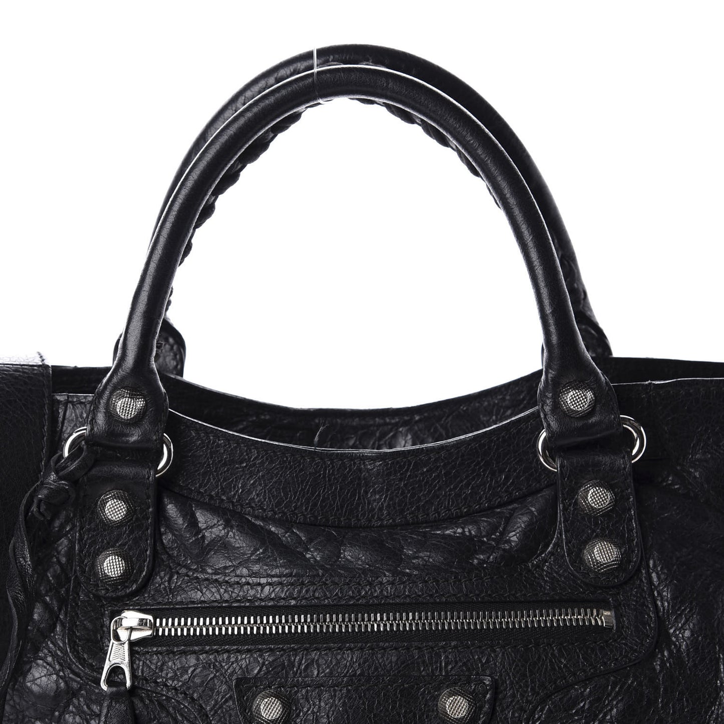 Agneau Giant 12 Silver Hardware Velo Black