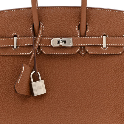 Hermes Togo Birkin 25 Gold 8 of 11