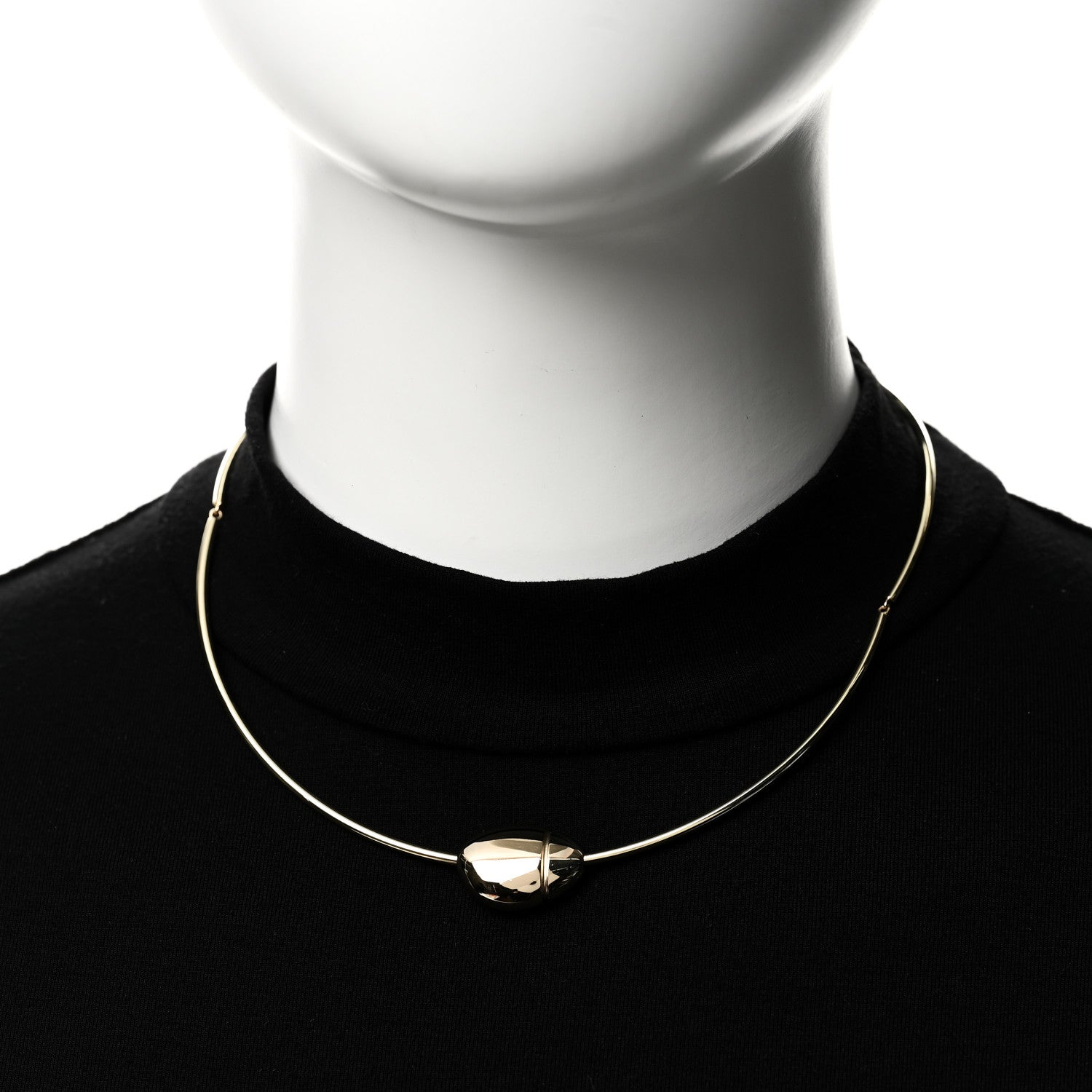 John Hardy 14K Yellow Gold AC x JH Choker Necklace 2 of 6