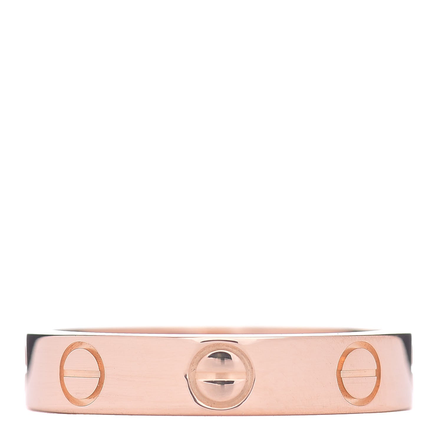 Cartier 18K Pink Gold 3.5mm LOVE Wedding Band Ring 49 4.75 1 of 4