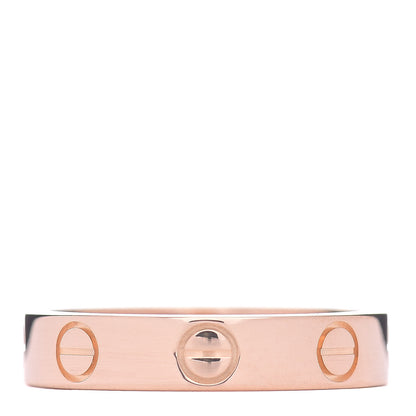 Cartier 18K Pink Gold 3.5mm LOVE Wedding Band Ring 49 4.75 1 of 4