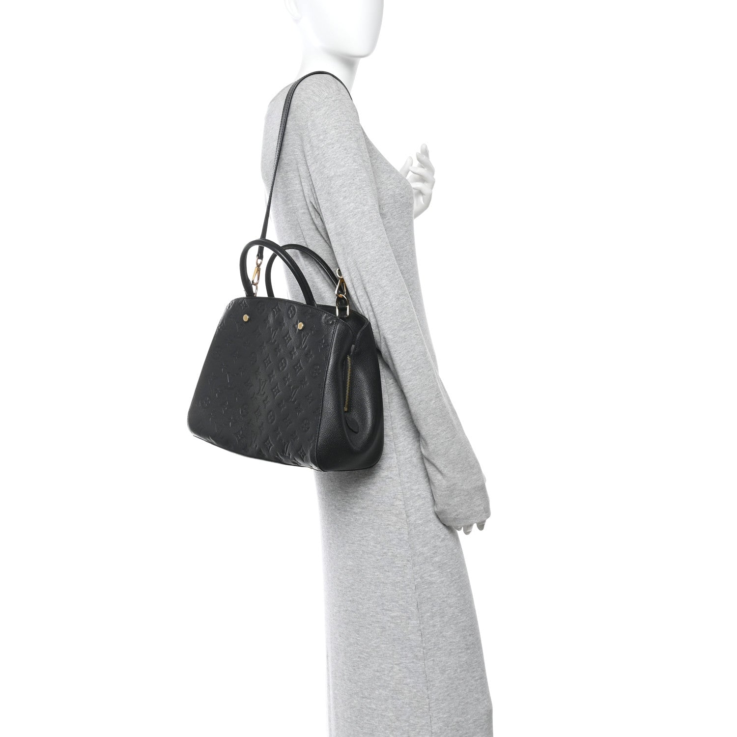 Louis Vuitton Empreinte Montaigne MM Black 2 of 10