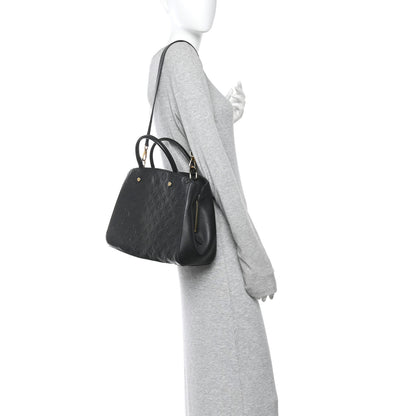 Louis Vuitton Empreinte Montaigne MM Black 2 of 10