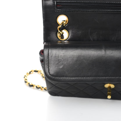 Chanel Lambskin Quilted Small Double Flap Black 15 of 19