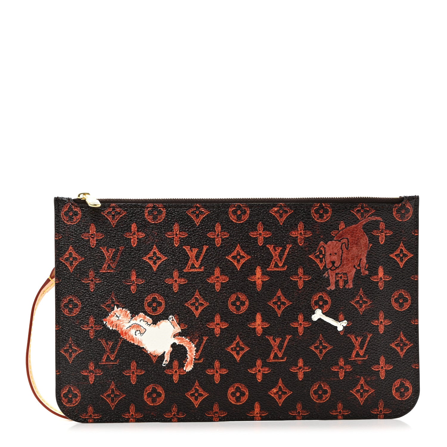 Louis Vuitton Catogram Neverfull MM GM Pochette Marron 1 of 7