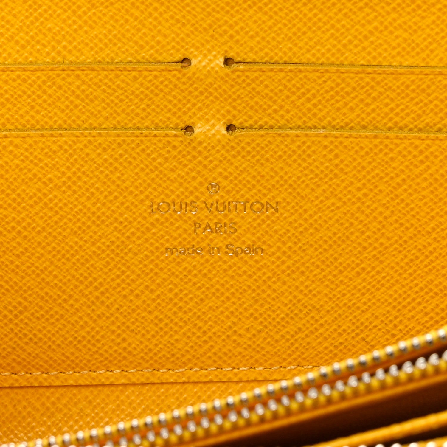 Louis Vuitton Epi Zippy Wallet Citron 6 of 11
