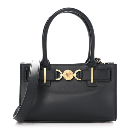 Versace Calfskin Small Medusa '95 Tote Bag Black 1 of 9