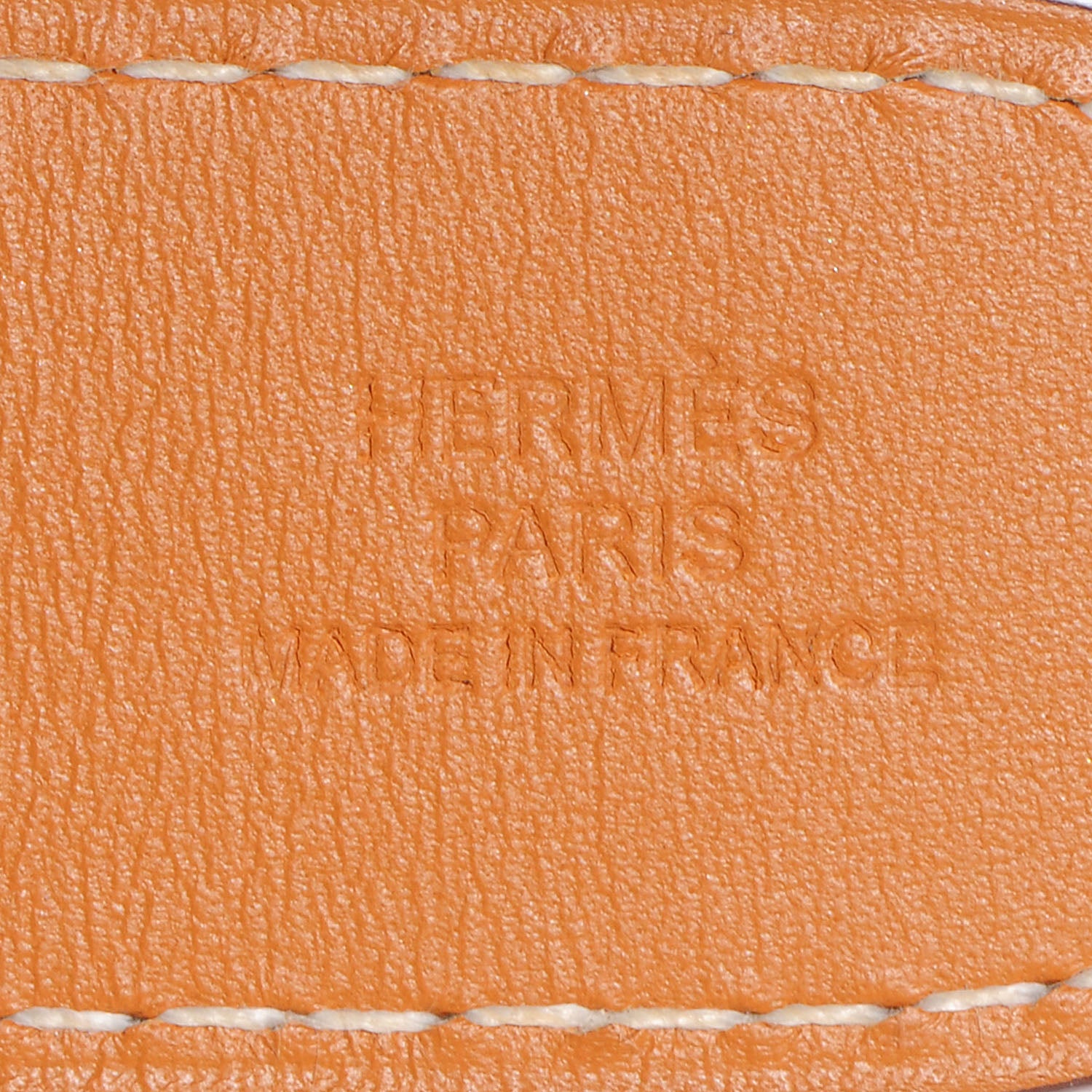 Hermes Leather Studded Buckle Bracelet 4 of 6