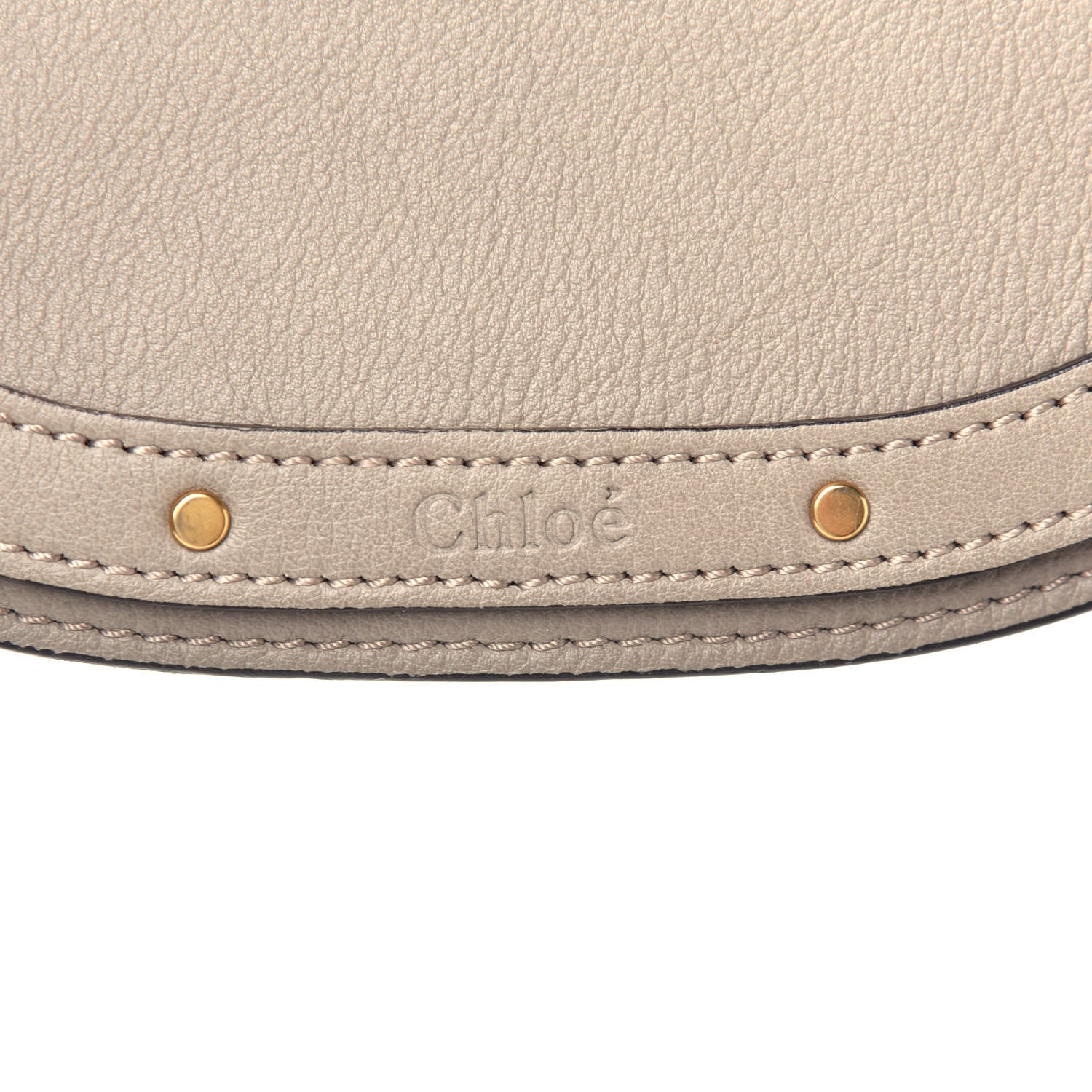 Chloe Calfskin Suede Small Nile Bracelet Bag Motty Grey 8 of 10