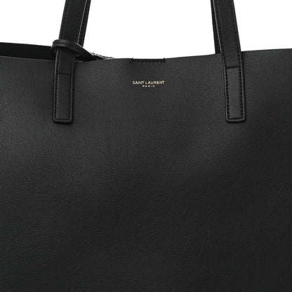 Saint Laurent Calfskin Large Shopping Tote Black 9 of 11