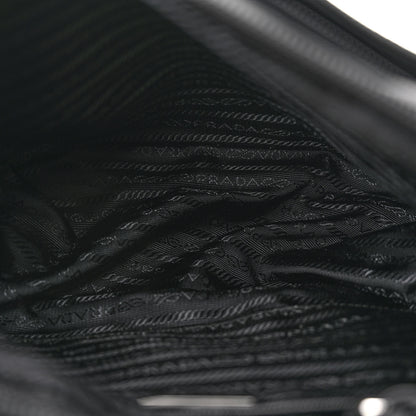 Prada Nylon Vela Double Snap Buckle Messenger Bag Black 5 of 10