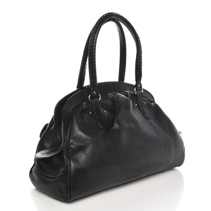 Christian Dior Calfskin My Dior Satchel Black 3 of 7