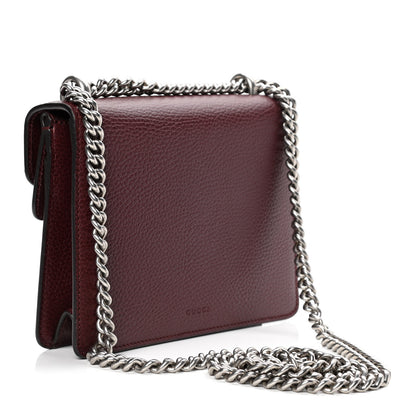 Gucci Dollar Calfskin Crystal Mini Dionysus Shoulder Bag Vintage Bordeaux 2 of 5