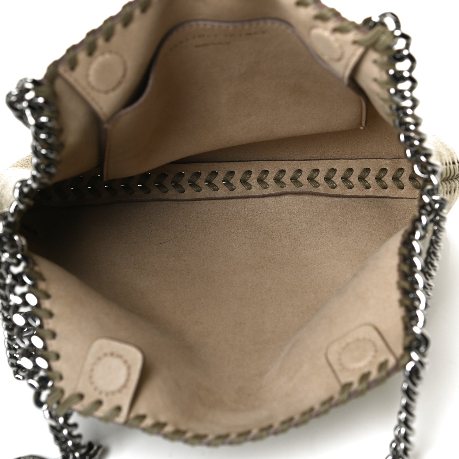 Stella McCartney Shaggy Deer Falabella Crossbody Bag Light Khaki 6 of 15
