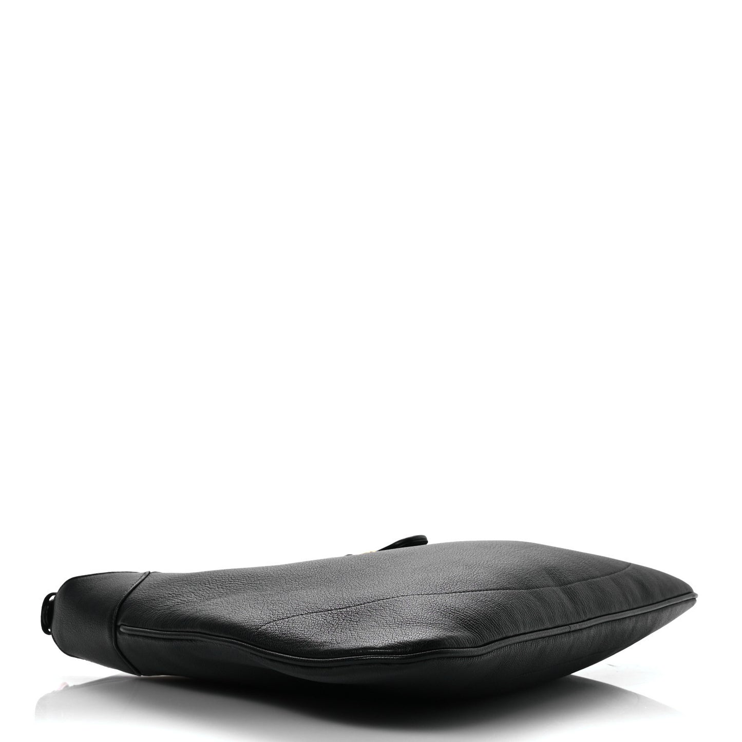 Goatskin Large Aphrodite Shoulder Bag Black