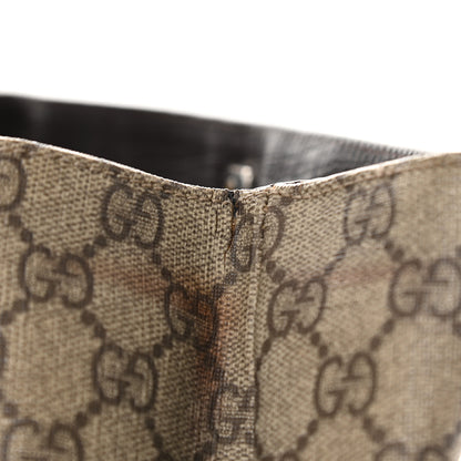 Gucci GG Plus Monogram Small Vertical Tote Dark Brown 13 of 14