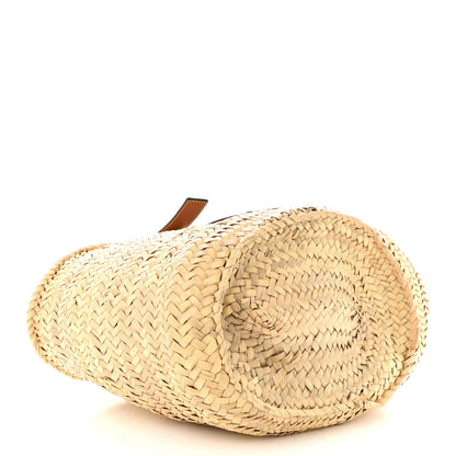 Loewe Raffia Basket Tote Bag Natural Tan 4 of 12