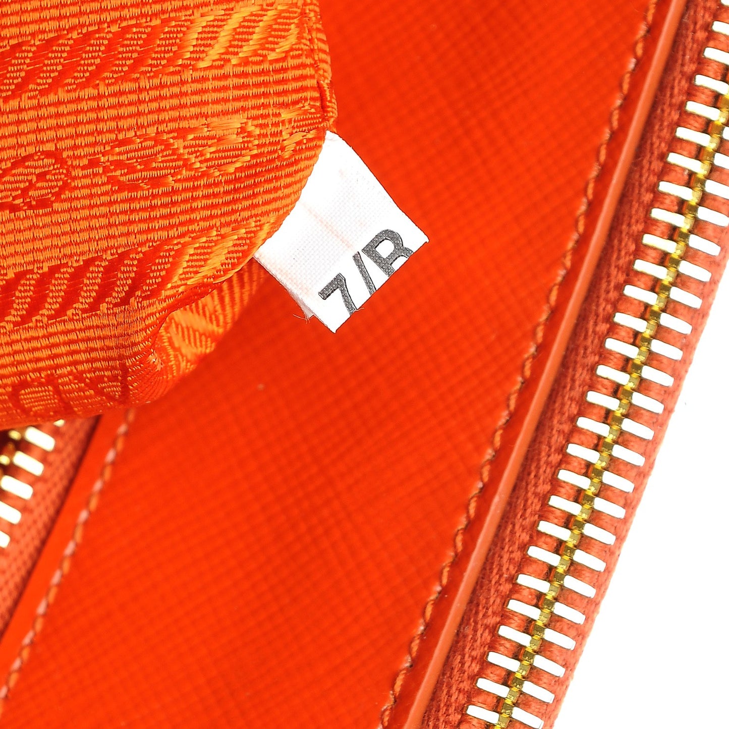 Saffiano Vernice Medium Galleria Double Zip Tote Papaya