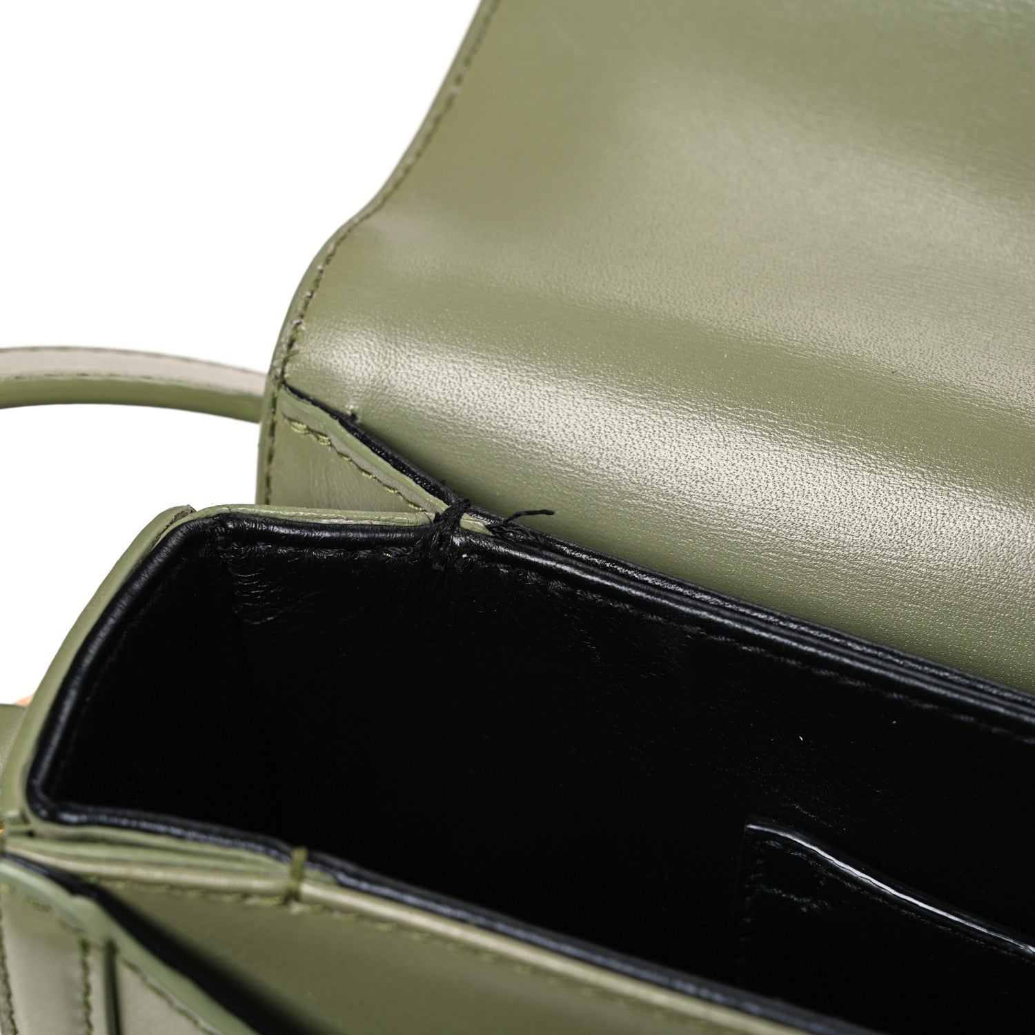 Saint Laurent Box Calfskin Monogram Medium Solferino Satchel Light Sage 11 of 11