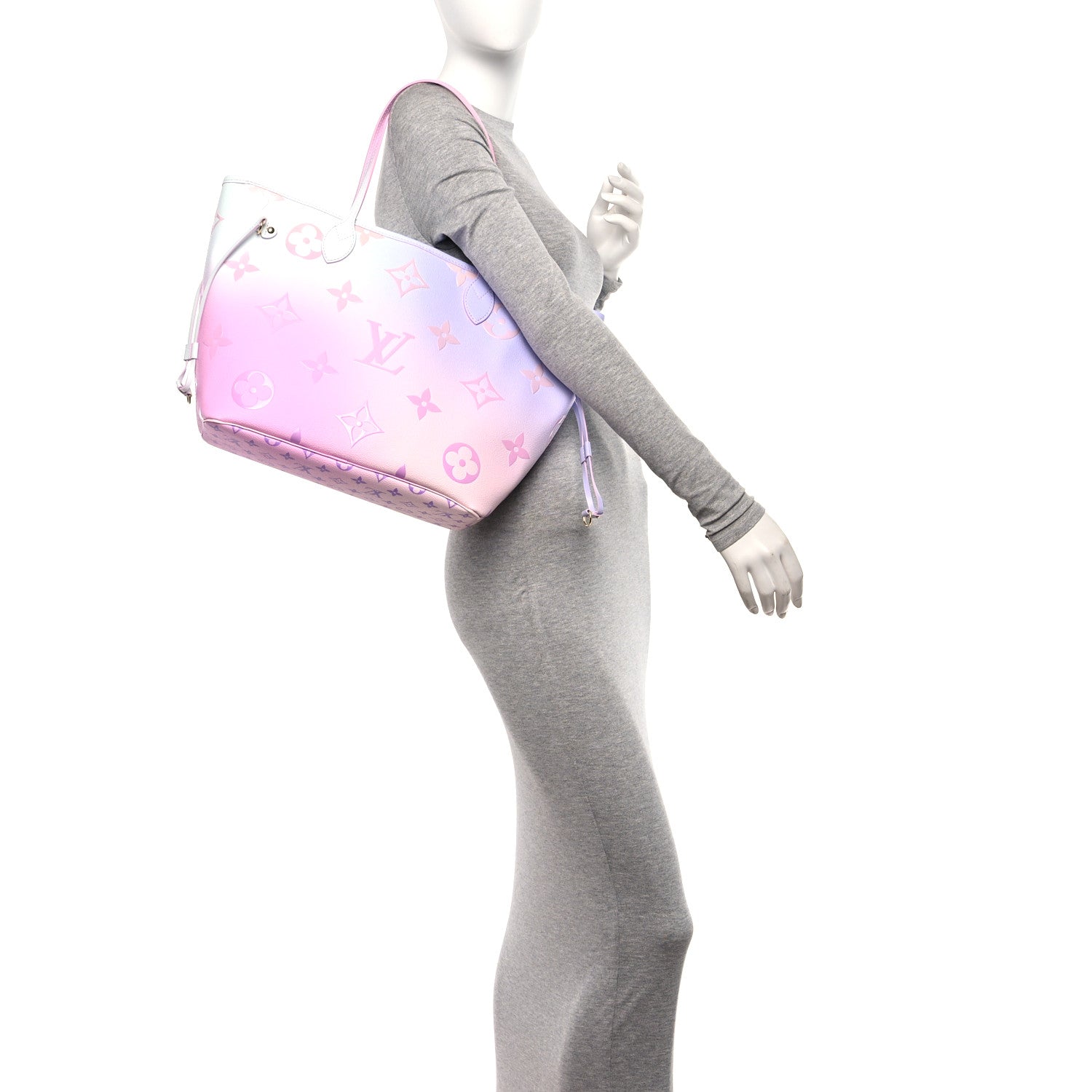 Louis Vuitton Monogram Giant Spring In The City Neverfull MM Sunrise Pastel 2 of 10