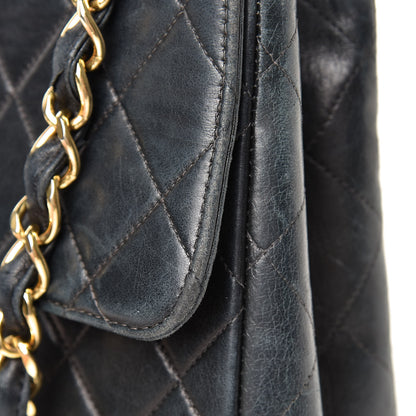 Chanel Lambskin Quilted XL Jumbo Single Flap Black 26 of 31