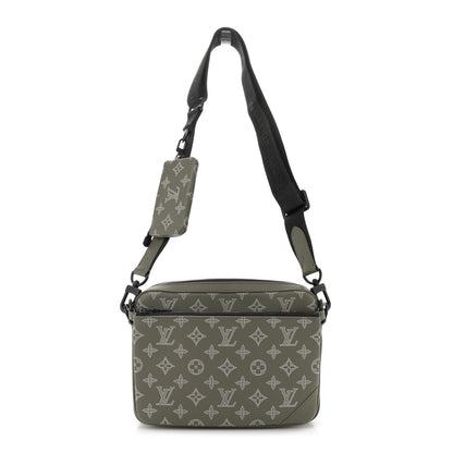 Louis Vuitton Monogram Shadow G65 Trio Messenger  Olive Green 1 of 9
