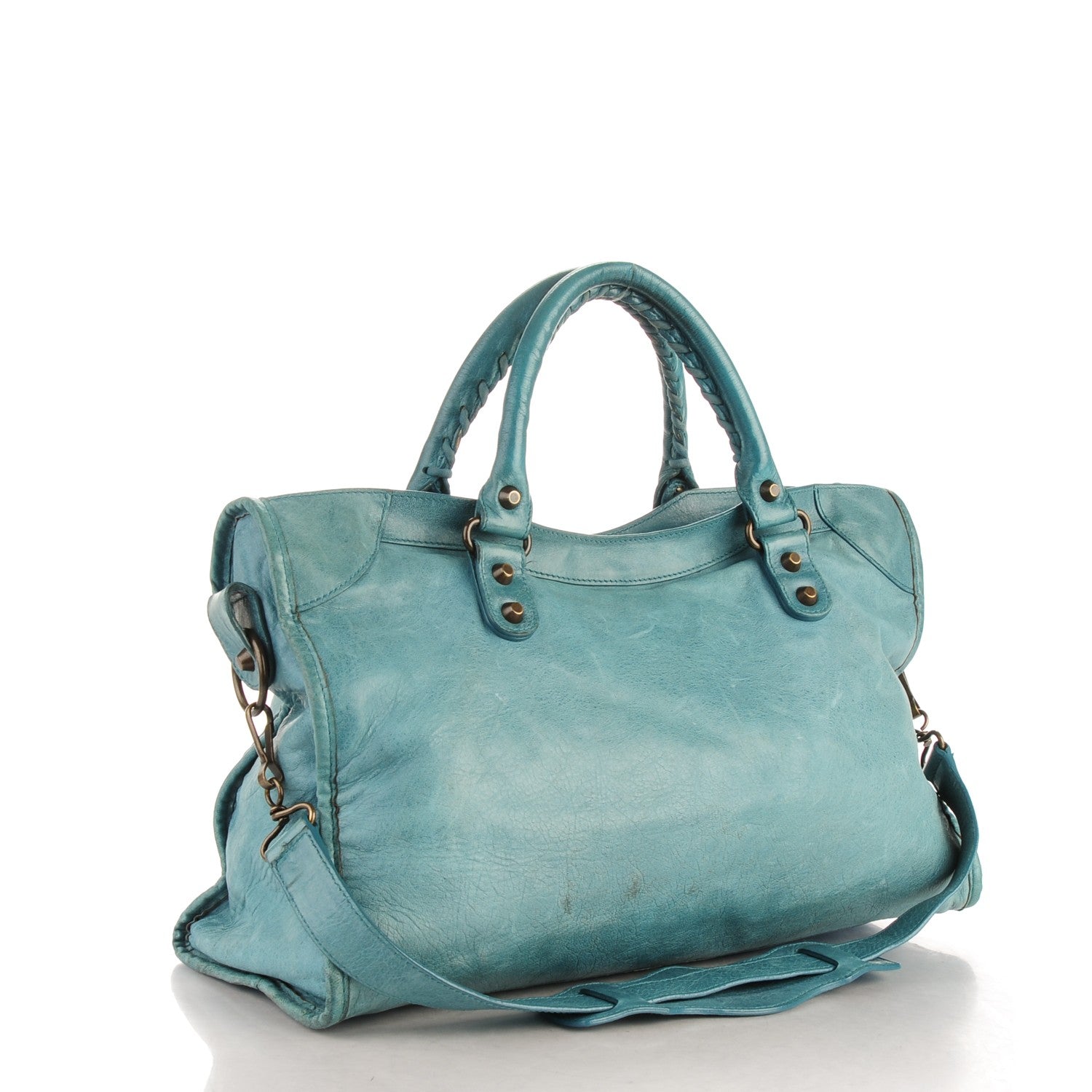 Balenciaga Chevre Classic Hardware City Bleu India 3 of 10