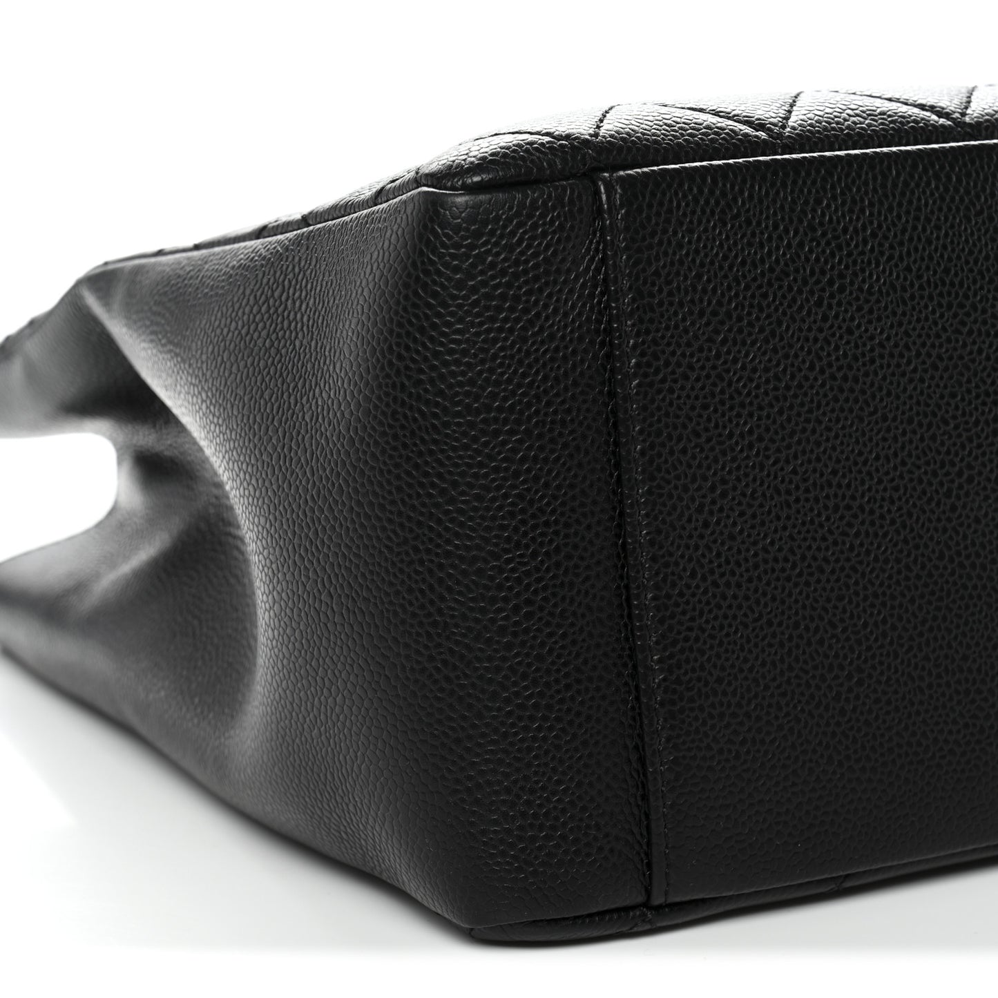 Caviar Quilted Grand Shopping Tote GST Black